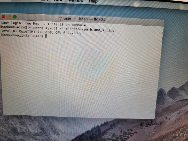 MacBook Air 2015 13\\" i7-5650U, 8GB DDR3, 250GB SSD
