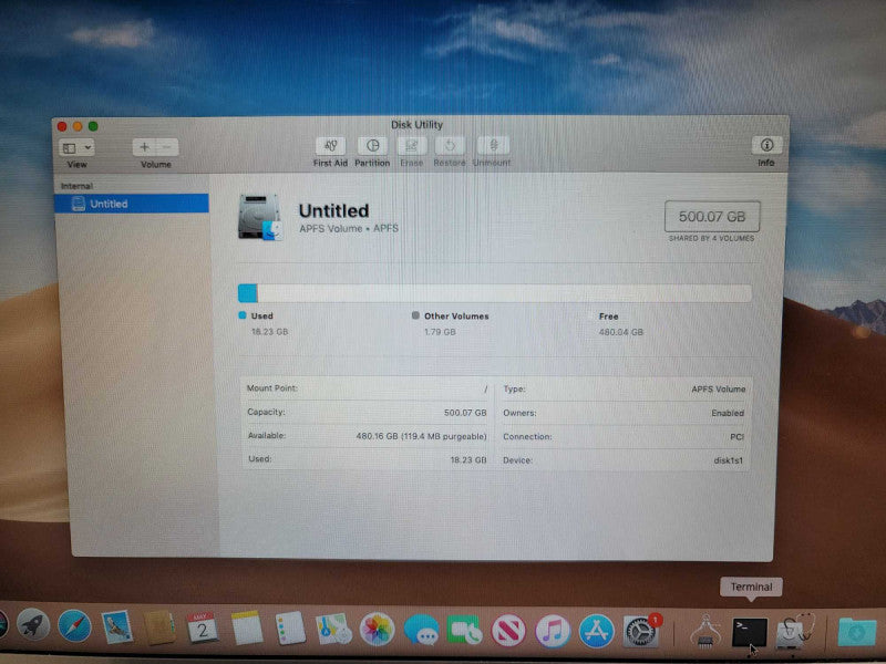 Macbook Air 2015 13\\" i5-5250U, 4GB DDR3, 500GB SSD