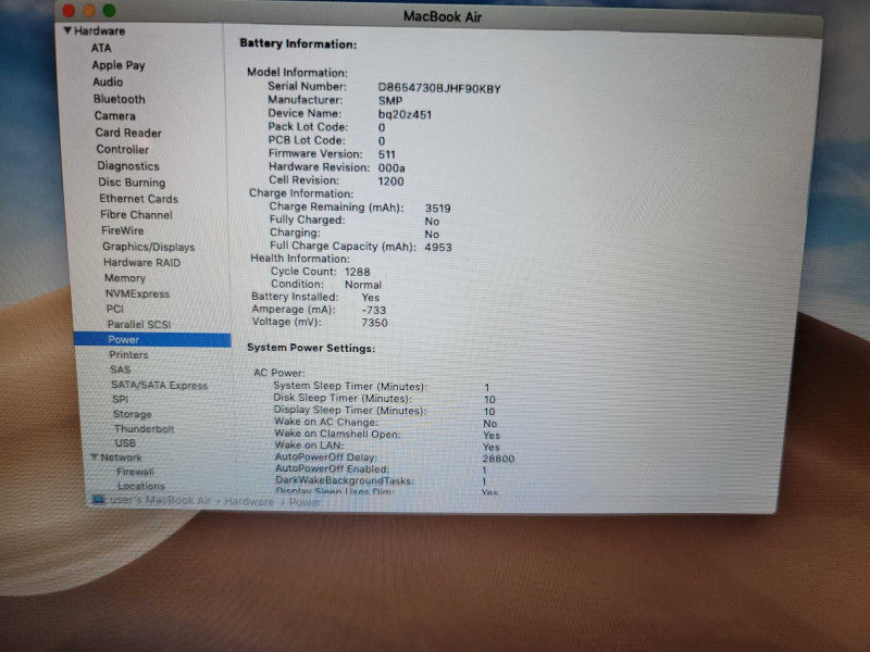 Macbook Air 2015 13\\" i5-5250U, 4GB DDR3, 500GB SSD
