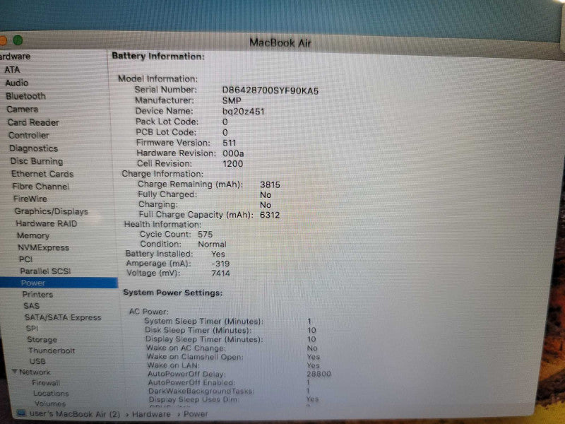 MacBook Air 2014 13\\" i5-4260, 8GB DDR3, 250GB SSD