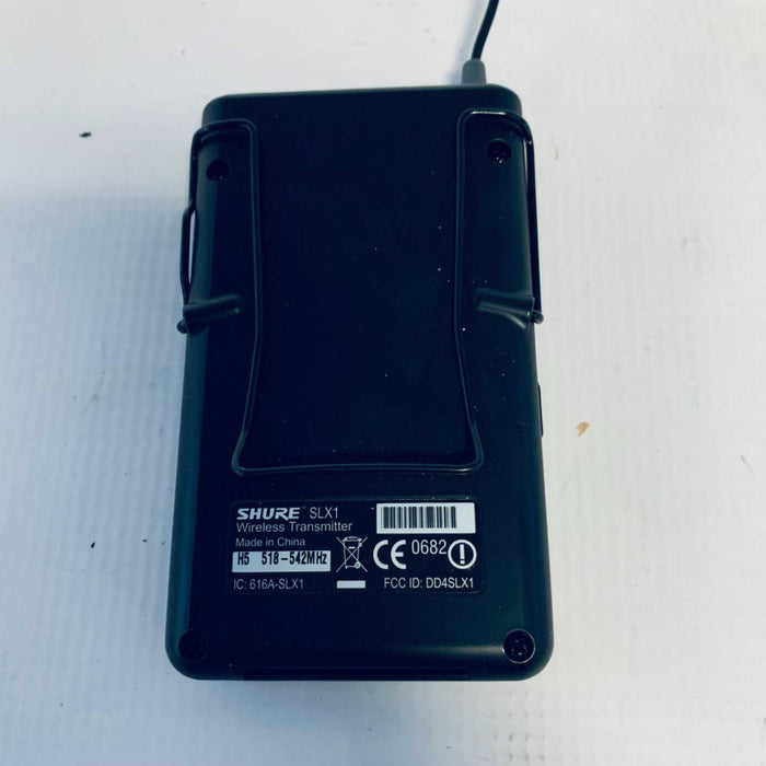 Shure SLX1 H5 518-542 MHz Wireless Bodypack Transmitter /w Mic & case