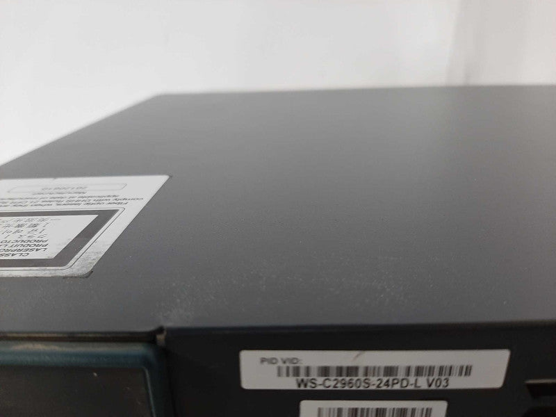 Cisco Catalyst WS-C2960S-24PD-L 24-Port Gigabit Managed PoE Managed Switch Q_
