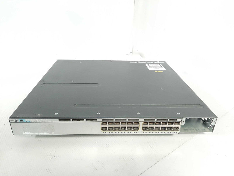 Cisco WS-C3750X-24P-S 24-Port PoE Gigabit 3750X Switch Q_