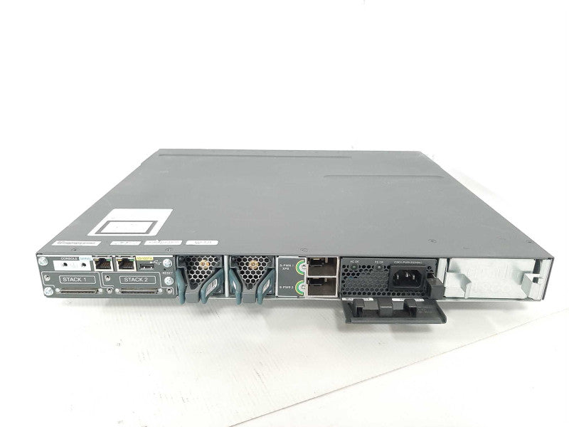 Cisco WS-C3750X-12S-S Stack 12 GE SFP Ports 1x 350W Power Supply IP Base _