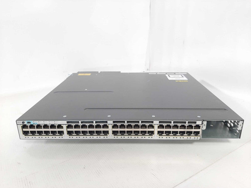 Cisco WS-C3750X-48PF-S 48-Port Gigabit IP Base Switch, 2x PSU, IPBase _