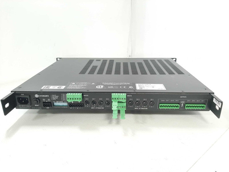 Crown CT 8150 8-Channel 125W 4 Ohm Power Amplifier, Read _