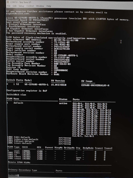 Cisco Catalyst 2960S WS-C2960S-48FPD-L 48 GigE PoE+ 2x 10G SFP Q_