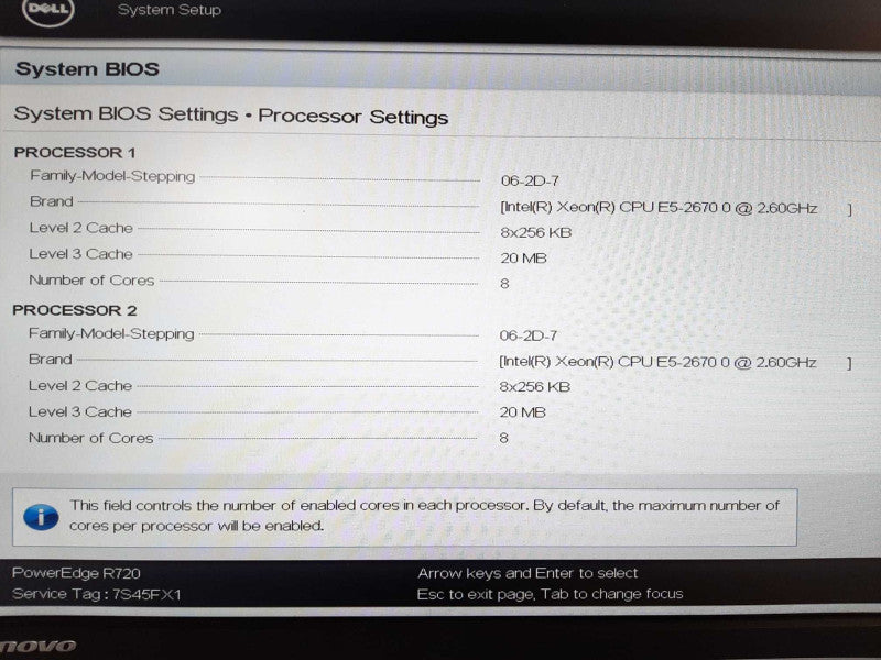 Dell PE R720 2x Xeon E5-2670 2.6GHz 32GB ECC DDR3 3.5\\" No HDDs $