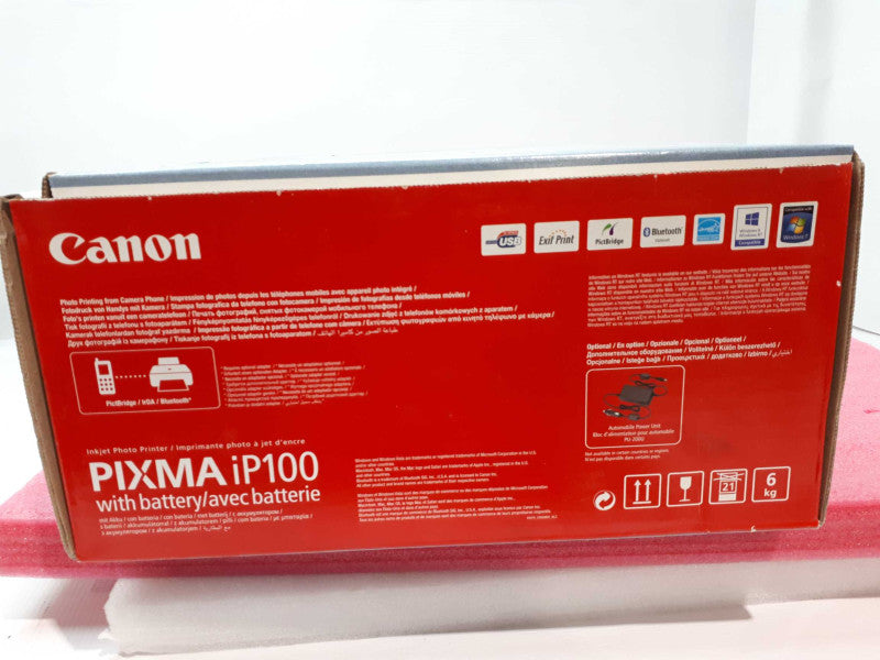 Canon PIXMA iP100 Mobile Photo Printer - New Open Box