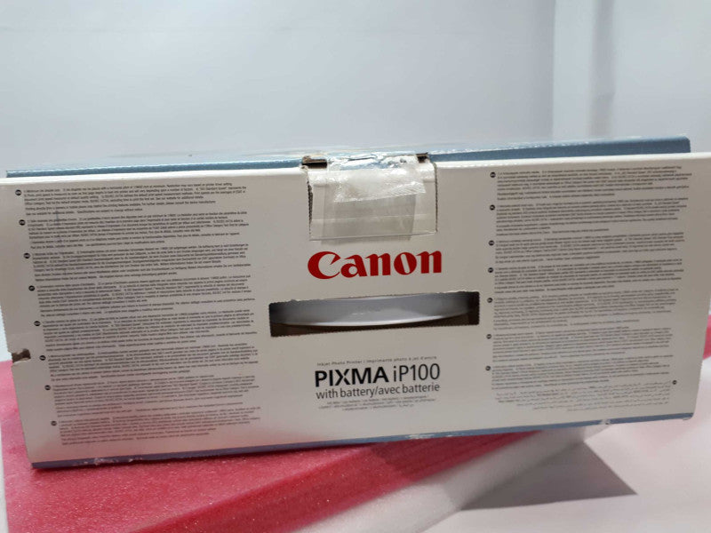 Canon PIXMA iP100 Mobile Photo Printer - New Open Box
