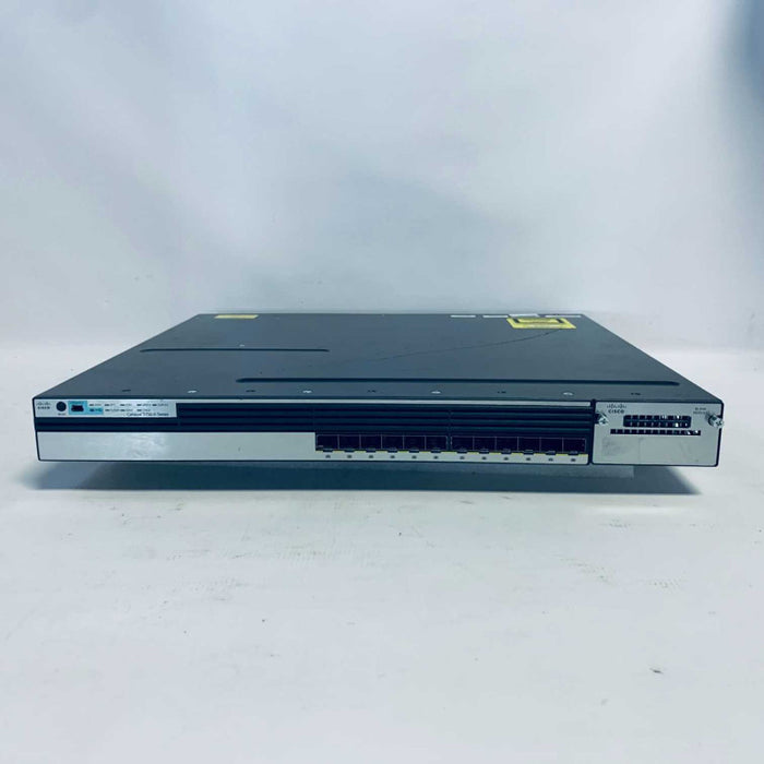 Cisco WS-C3750X-12S-E Switch 3750X 12 GE SFP Ethernet 350W AC PSU