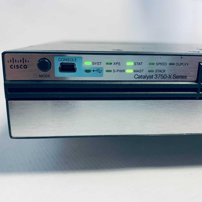 Cisco WS-C3750X-12S-E Switch 3750X 12 GE SFP Ethernet 350W AC PSU