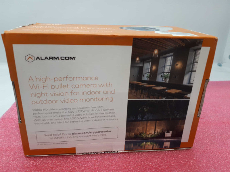 Alarm.com 1080P Indoor +Outdoor WiFi Video Camera (ADC-V722W) New &