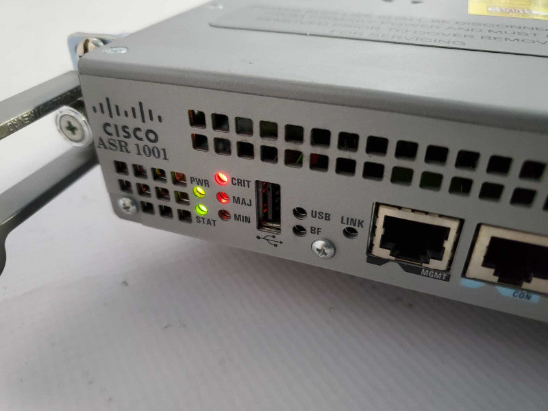 Cisco ASR1001 Aggregation Service Router Dual AC (