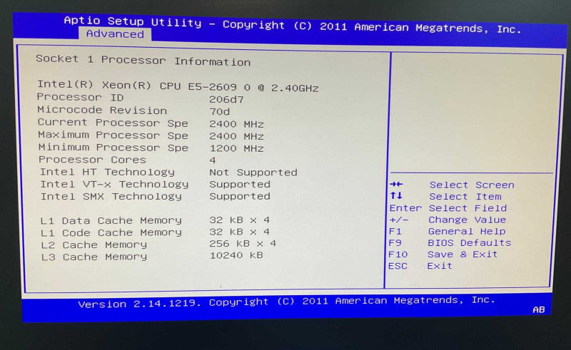 Cisco C220M3 Intel Xeon E-2609 @2.4GHz 16GB RAM  -