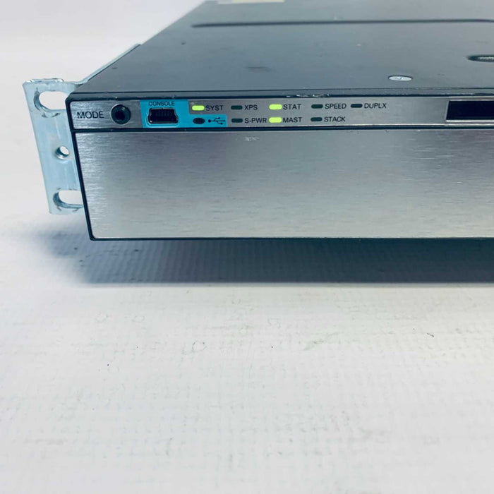Cisco WS-C3750X-24T-E 24-Port Gigabit Switch w/ Ears, & 2x 350WAC PSUs