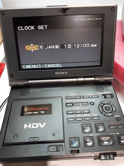 Sony GV-HD700 HDV 1080i Digital HD Video Cassette Recorder with case Q&