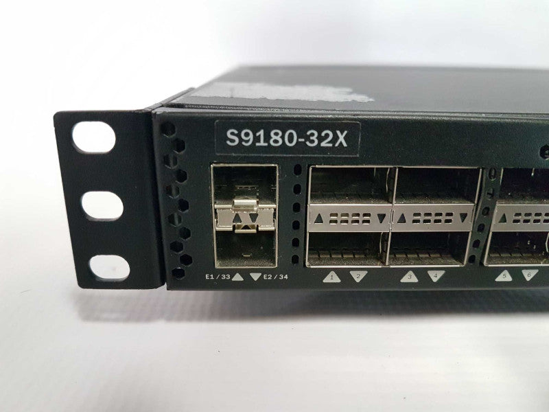 S9180-32X 32 Ã 100GE QSFP28 & 2 Ã 10GE SFP+ Ports Switch - READ #