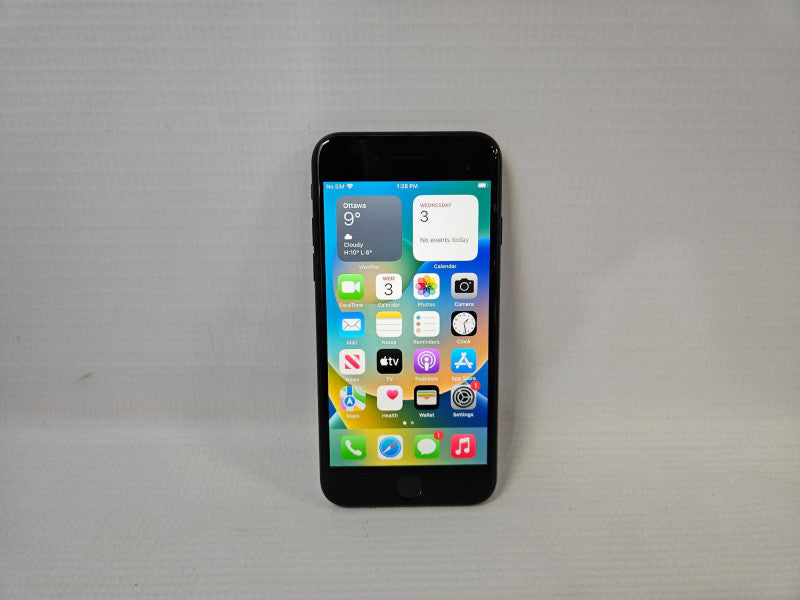 Apple iPhone SE 2020 2nd Generation 128GB Unlocked- Black )