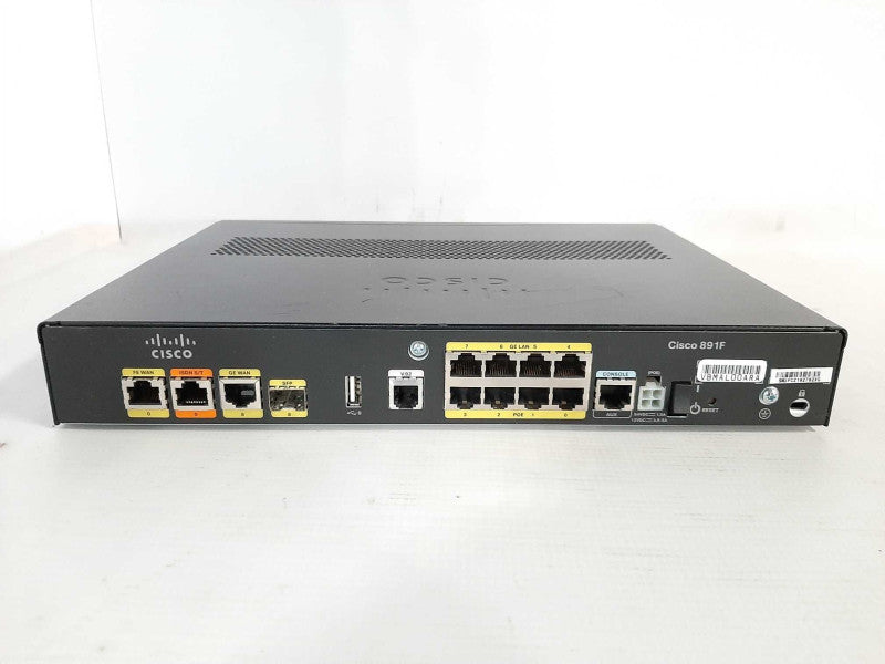 CISCO 800 SERIES C891F INTEGRATED SERVICES ROUTER C891F-K9 No AC $