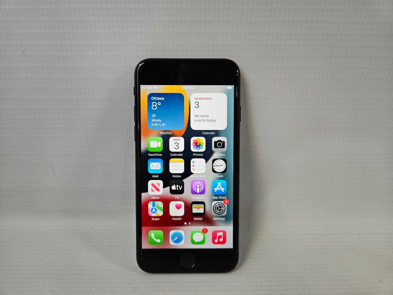Apple iPhone SE 2020 2nd Generation 64GB Unlocked- Black Q)