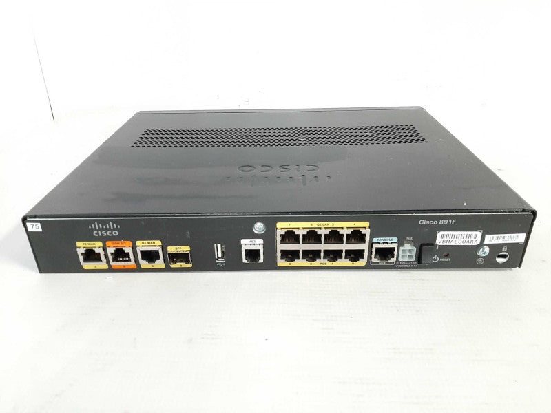 CISCO 800 SERIES C891F INTEGRATED SERVICES ROUTER C891F-K9 No AC READ $