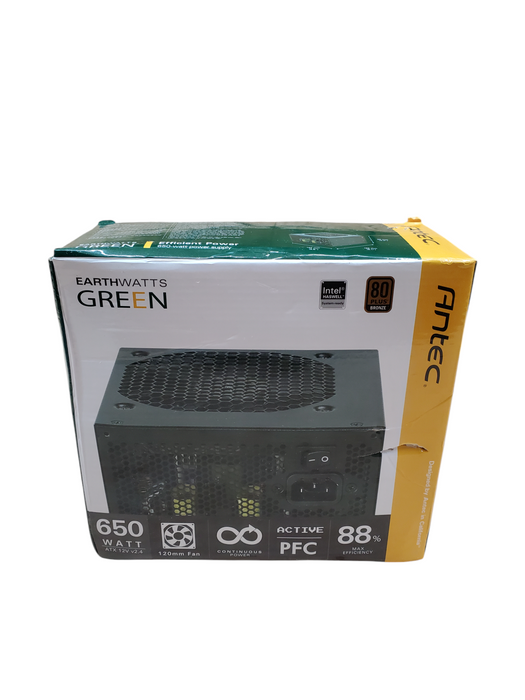 ANTEC Desktop Power Supply 650W | EA-650 GREEN | New Open Box