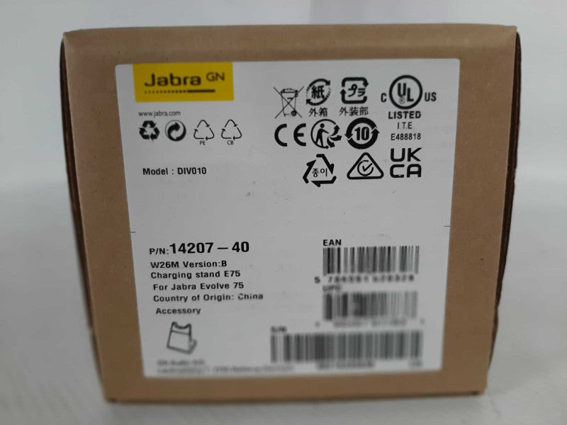 Jabra 14207-40 Charging stand E75. For jabra Evolve 75 Q_