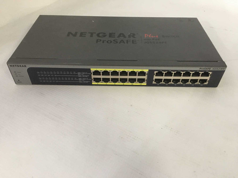 Netgear ProSafe JGS524PE 24-Port Gigabit Ethernet Switch 12-Port PoE