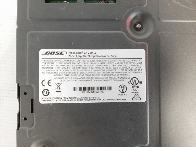Bose FreeSpace ZA 250-LZ Zone Power Amplifier READ $