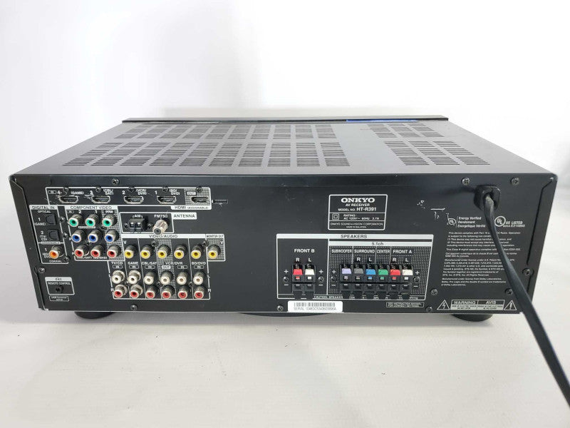 Onkyo HT-R391 5.1 Dolby Digital Pro Logic II TrueHD HDMI DTS-HD AV Receiver (