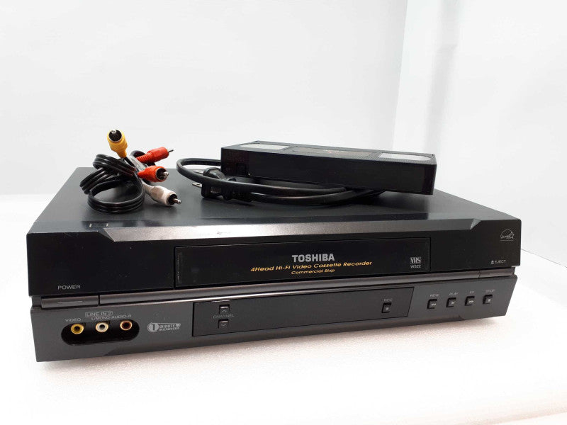 Toshiba W-522 VCR VHS Stereo Hi-Fi Player Recorder No Remote + Cable !