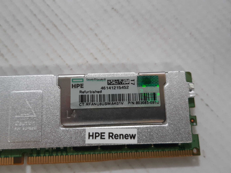 SAMSUNG 64GB DDR4 Server RAM REG 4DRx4 PC4-2400T-LD1 M386A8K40BM1-CRC4Q Q_