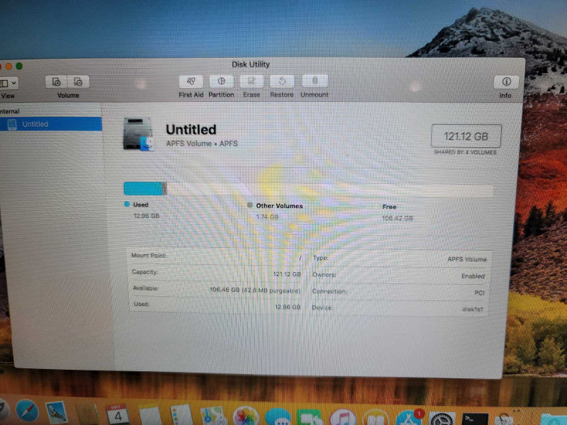 MacBook Air 2017 13\\" i5-5350U, 8GB DDR3, 121GB SSD Q