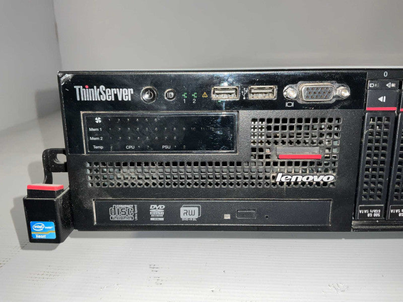 Lenovo RD630 Intel Xeon E5-2640 @2.50GHz 8GB RAM  -