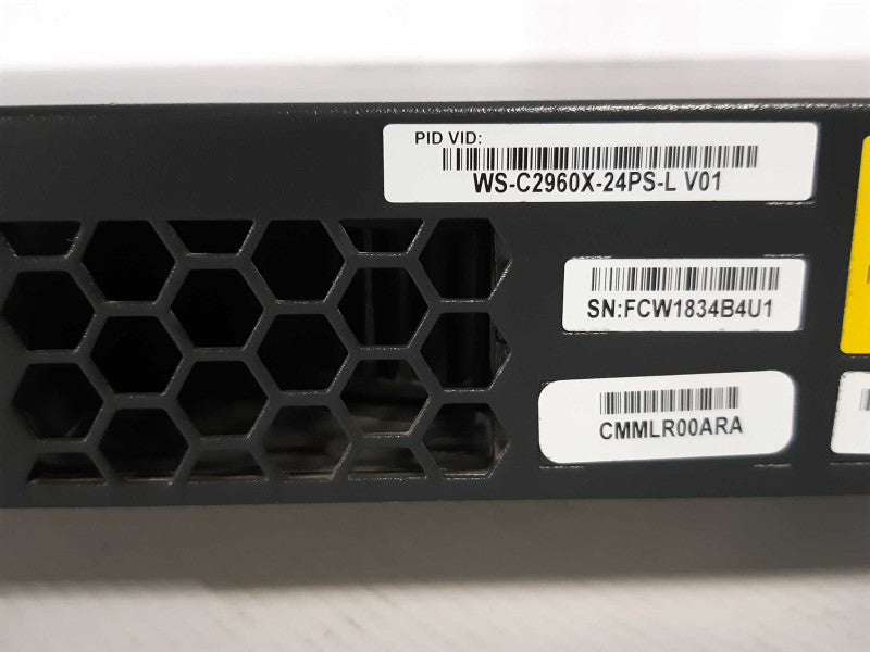 Cisco WS-C2960X-24PS-L 24-port Gigabit PoE Managed Switch _