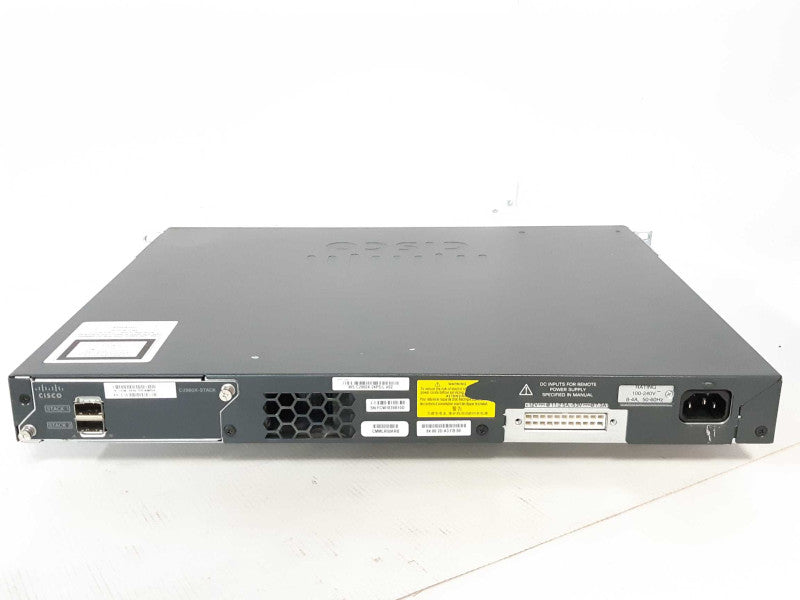 Cisco WS-C2960X-24PS-L 24-port Gigabit PoE Managed Switch w/ C2960X-Stack _