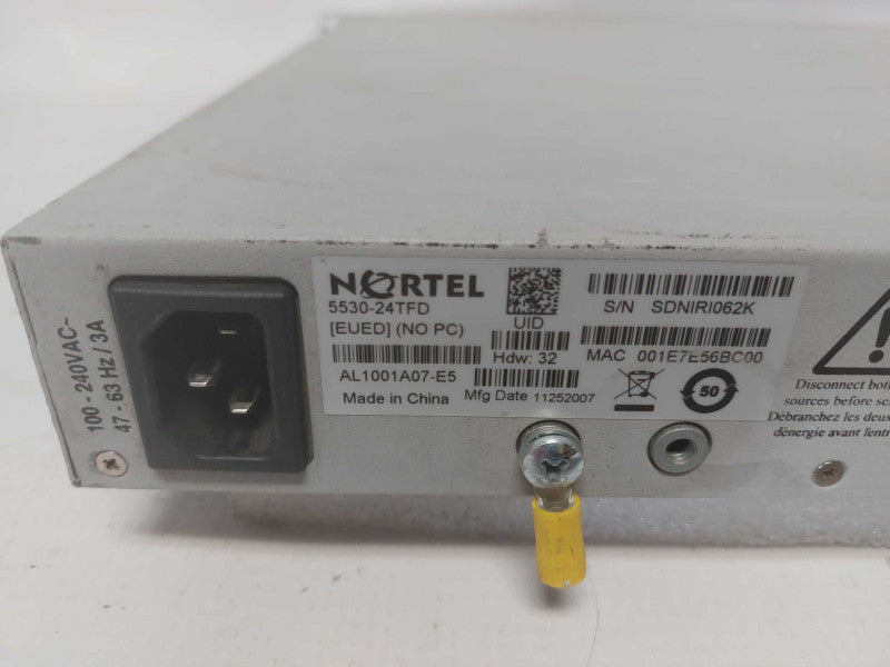 NORTEL AVAYA 5530-24TFD AL1001A07-E5 Stackable Ethernet Routing Switch