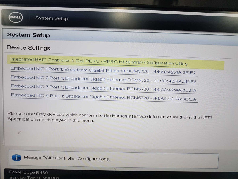 Dell Poweredge R430 2x Xeon E5-2609 V3 @ 1.90ghz / 64gb ram / H730 Mini Raid #