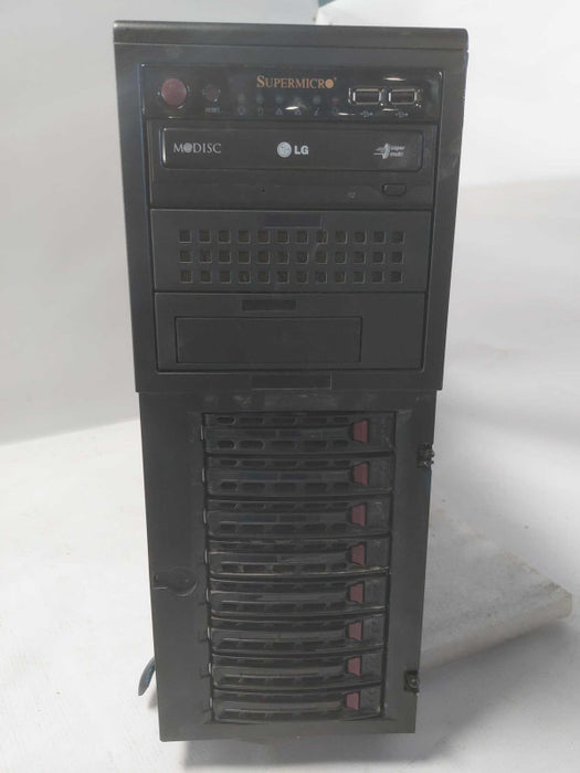 Supermicro X8DTN+-F 2x XEON E5605 32GB ram DDR3 2x PSU  8x 3.5