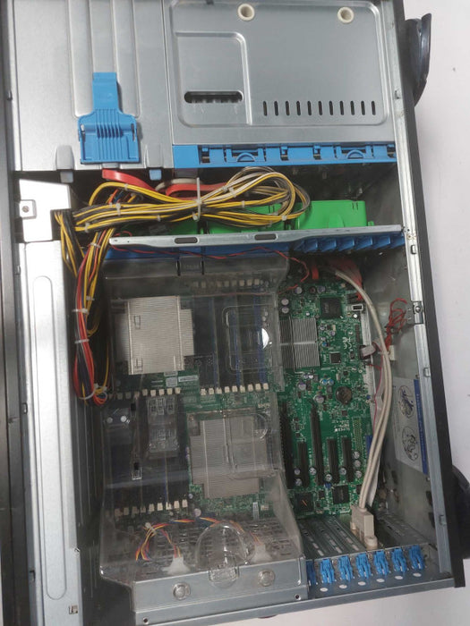 Supermicro X8DTN+-F 2x XEON E5605 32GB ram DDR3 2x PSU  8x 3.5