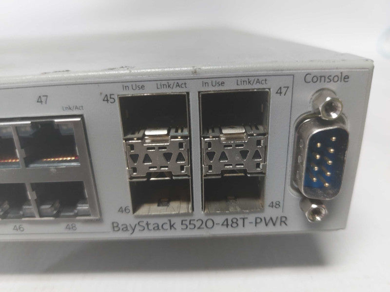 NORTEL 5520-48T-PWR Baystack Gigabit 48-Port Ethernet PoE Q