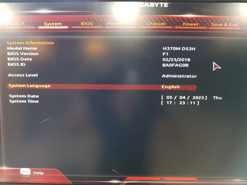 CPU/Mobo Combo i3-8100 @ 3.60ghz / 4gb ram / H370M DS3H mobo  #