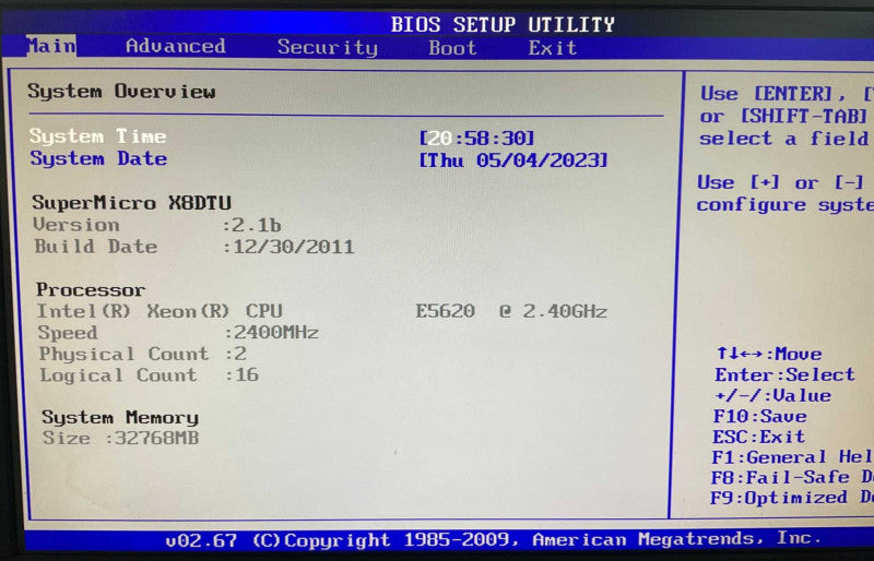 SuperMicro 825-7 X8DTY 2x Intel Xeon E5620 @2.4GHz 32GB RAM  Q-