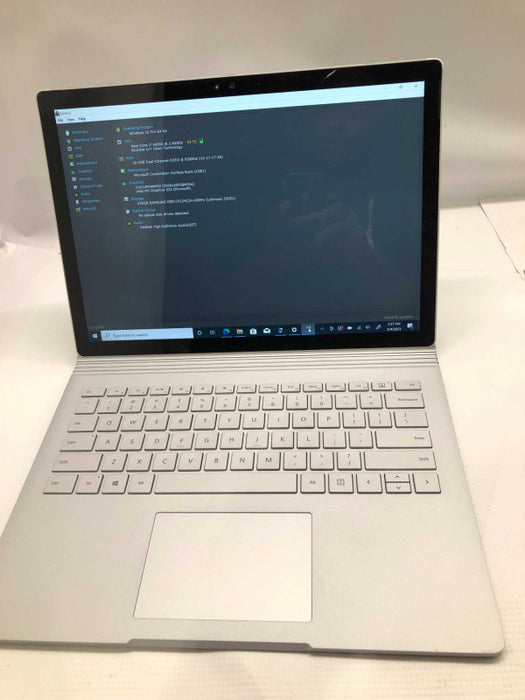 Microsoft Surface Book 19042 Intel i7-6600U @ 2.6GHz / 16GB Ram / 512GB M.2