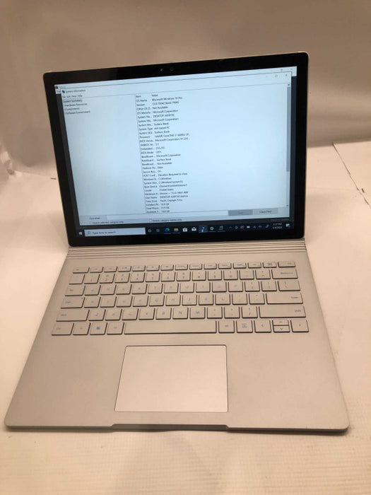 Microsoft Surface Book 19042 Intel i7-6600U @ 2.6GHz / 16GB Ram / 512GB M.2