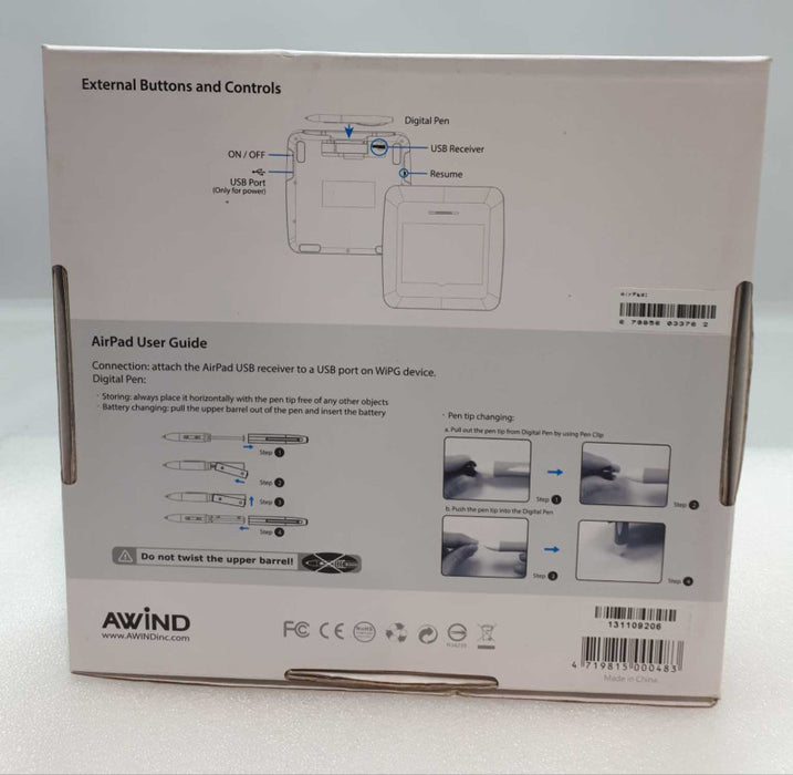 AWIND wePresent AirPad Digital Pen and Pad wireless tablet Q!