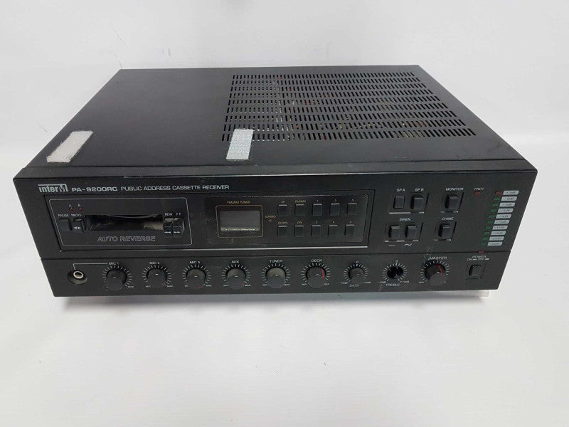 InterM PA-9200RC Public Address cassette receiver - READ #