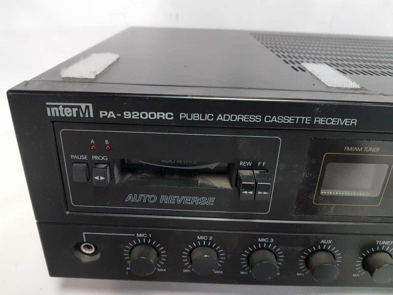 InterM PA-9200RC Public Address cassette receiver - READ #