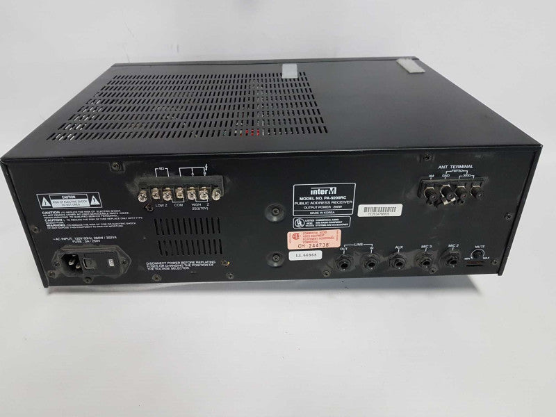 InterM PA-9200RC Public Address cassette receiver - READ #